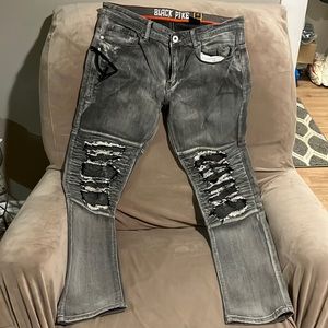 Mens Distressed Jeans